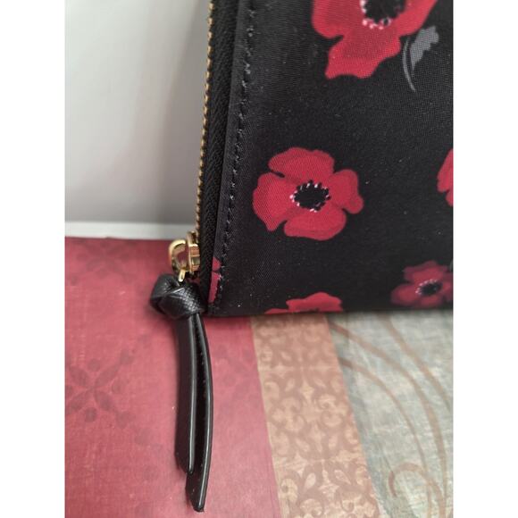 Kate Spade Poppy Neda Zip-around Wallet Clutch Multi Pocket Organizer - Picture 8 of 11